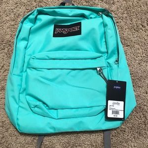 Jansport NWT sea foam green backpack